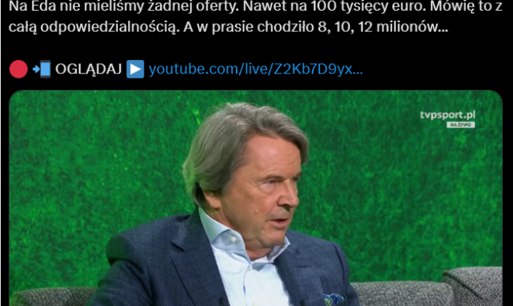 Zbigniew Jakubas nt. WIELOMILIONOWYCH OFERT za Ede xD